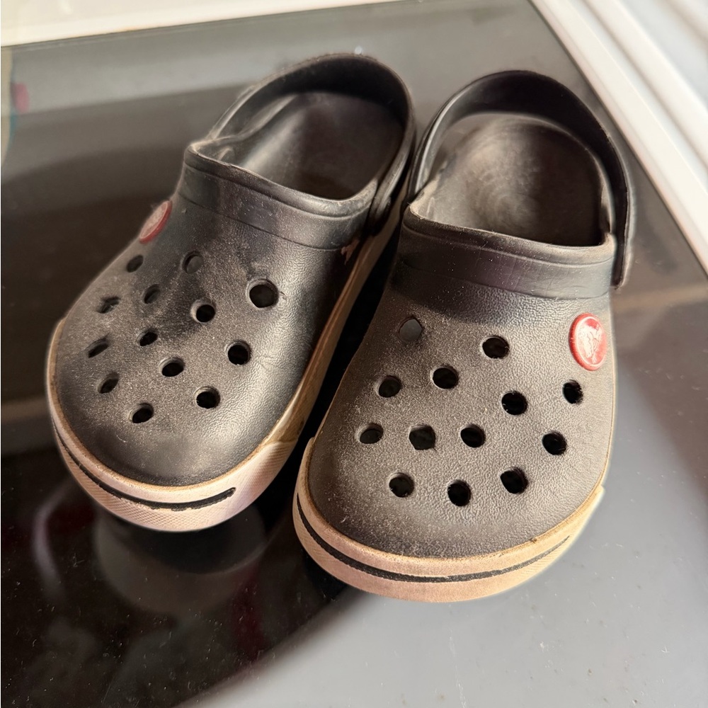 Kids Black Croc